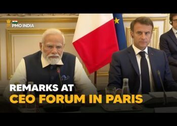 प्रधानमंत्री ने पेरिस में सीईओ फोरम को सम्बोधित किया