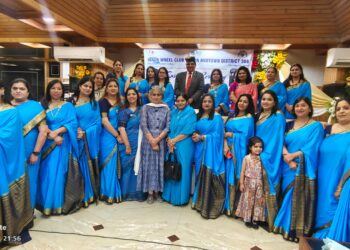 ऊषा ठाकुर बनी इनरव्हील क्लब सोलन मिडटाउन की प्रधान रैना गुप्ता बनी सचिव