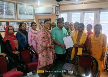 केवल सिंह पठानिया ने  ने दिए निर्देश, तत्काल बनाओ नाले पर फुटपाथ पुली बनाओ