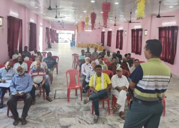 धर्मशालां महन्ता में केंद्र सरकार द्वारा सभाओं के लिए नई योजनाओं को शुरू करने  बारे जागरूकता शिवर का आयोजन