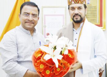 कंडबाडी में खेल मैदान के निर्माण के लिए 10 करोड़ 50 लाख की स्वीकृत करने का प्रयास : अनुराग ठाकुर