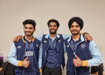 Asisan Games 2023 : 10 मीटर एयर पिस्टल में पुरुष टीम ने जीता स्वर्ण