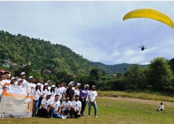 Shimla Paragliding  : पैराग्लाइडिंग ग्राउंड चीफ पर 39 छात्रों के लिए एचपीकेवीएन और टीएचएससी द्वारा प्रशिक्षण आयोजित