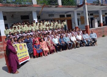 बेटी बचाओ बेटी पढ़ाओ कार्यक्रम के अंतर्गत राजकीय वरिष्ठ माध्यमिक पाठशाला ताल वह डिवीजन टिक्कर में बिहेवियर चेंज ऑफ वॉइस टुवर्ड्स गर्ल्स विषय पर कार्यशाला