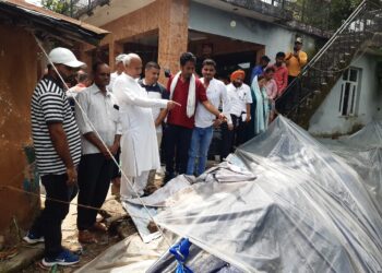 प्रदेश सरकार करेगी प्रभावितों की यथासंभव मदद : कृषि मंत्री चंद्र कुमार