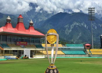 वर्ल्ड कप ट्रॉफी कल विश्व पर्यटन दिवस यानी 27 सितंबर पर धर्मशाला ; शाम को एचपीसीए स्टेडियम में एक भव्य कार्यक्रम के साथ आम जनता के लिए भी प्रदर्शित