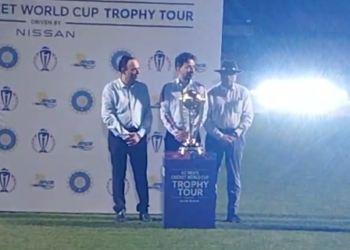 Dharamshala एचपीसीए स्टेडियम में  भव्य कार्यक्रम Laser Show