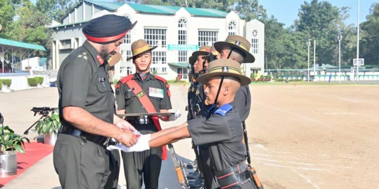 सुबाथू में 14 गोरखा प्रशिक्षण केंद्र के ऐतिहासिक सलारिया स्टेडियम में आज 309 अग्निवीरों की पासिंग आउट परेड