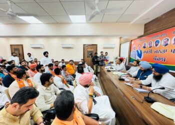 युवा भाजपा आगे आए और पंजाब में भाजपा को सत्ता में लाने में योगदान दे : परमिंदर बराड़