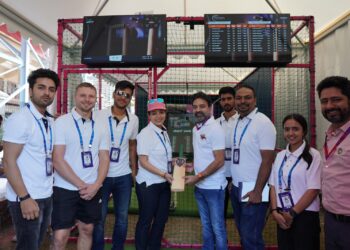आईपीएल गवर्निंग काउंसिल के अध्यक्ष अरुण धूमल ने धर्मशाला में क्रिकेट पिच संचालित सिम्युलेटर अत्याधुनिक सुविधा का उद्घाटन किया