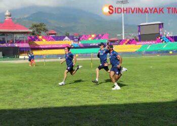 ICC World Cup Update : नीदरलैंड की टीम ने आज Dharamshala एचपीसीए ग्राउंड में अभ्यास किया