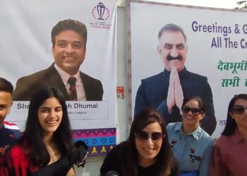 ICC World Cup Visitors from Amritsar Cheers for India Match