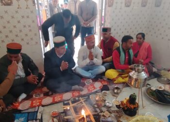 Chamba : नवनिर्मित शिव मंदिर बलेरा में की प्राण- प्रतिष्ठा