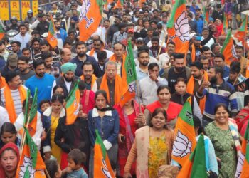 भाजपा ने बाबा साहेब भीमराव अंबेडकर को समर्पित संविधान गौरव यात्रा का किया आयोजन