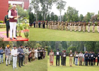 संविधान दिवस 2023: राजभवन के कर्मचारियों ने प्रस्तावना में निहित सिद्धांतों पर चलने का लिया प्रण