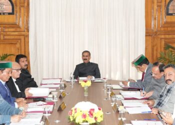 हिमाचल प्रदेश मंत्रिमंडल जल शक्ति विभाग में 4500 पैरा-कर्मचारियों , राज्य आबकारी एवं कराधान विभाग में कर एवं कराधान निरीक्षक के 25 पद और बागवानी विभाग में बागवानी विकास अधिकारी के 10 पद भरने का भी निर्णय