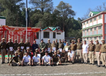 हिमाचल प्रदेश गृह रक्षा सातवी वाहिनी कुल्लू के द्वारा अपना 61वां गृह रक्षा  एवं नागरिक सुरक्षा स्थापना दिवस गृह रक्षा वाहिनी प्रशिक्षण केन्द्र शादाबाई में घूम-धाम से मनाया