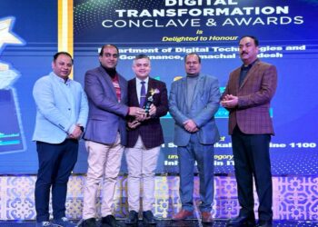 हिमाचल ने डिजिटल ट्रांसफॉर्मेशन कॉन्क्लेव एंड अवार्ड्स 2023 में जीते दो प्रतिष्ठित पुरस्कार