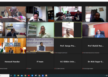 एमओयू के दौरान भाग लेते दोनों संस्थानों के पदाधिकारी