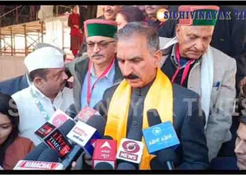 कांगड़ा के धर्मशाला में आयोजित ‘व्यवस्था परिवर्तन का एक साल : सीएम सुक्खू ने मीडिया से बातचीत की और कहा कि सुधारों के साथ एक नया हिमाचल दिखेगा