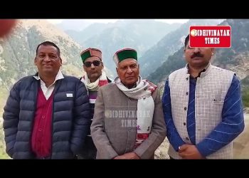 मुख्य संसदीय सचिव किशोरी लाल सीपीएस ने अधिकारियों के साथ सड़क कार्य का किया निरक्षण