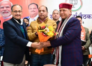 कांग्रेस पार्टी देश और प्रदेश में दिशाहीन और नेतृत्व हीन : बिंदल