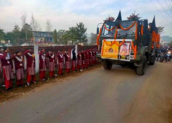 चाइना बार्डर पर शहीद हुए रोहित को राजकीय सम्मान के साथ दी विदाई