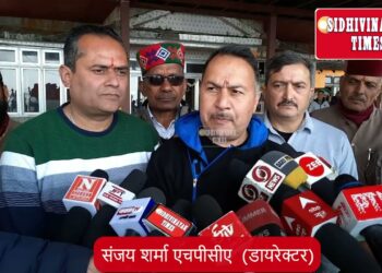 भारत व इंग्लैंड टीम के मध्य खेले जाने वाले टेस्ट मैच के सफल आयोजन को लेकर भगवान इन्द्रू नाग के दर पहुंचे एचपीसीए के अधिकारी