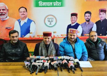 Himachal : 4 महीनों में एक भी स्थाई नौकरी नहीं दे पाई कांग्रेस सरकार :राजीव बिंदल