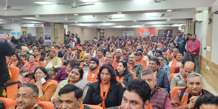 Chandigarh : भाजपा ने लोकसभा चुनावो का किया शंखनाद
