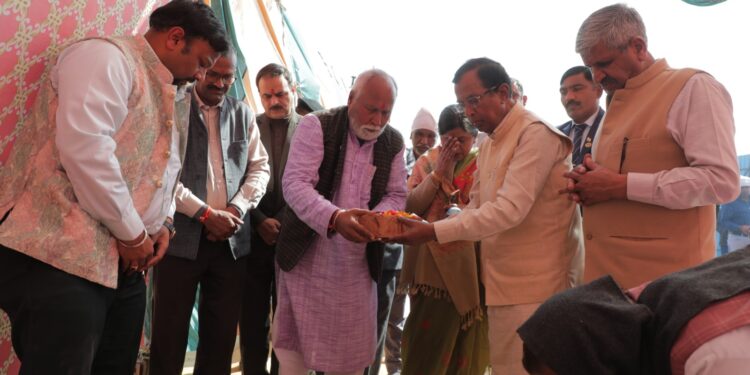 पंजाब केंद्रीय विश्वविद्यालय मेंकेंद्रीय राज्य मंत्री सोम प्रकाश ने प्रशासनिक भवन एवं केंद्रीय पुस्तकालय की रखी आधारशिला