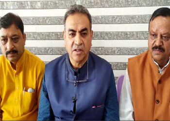 भाजपा सह प्रभारी संजय टंडन ने कहा की भाजपा ने काम किया है और काम करेगी।