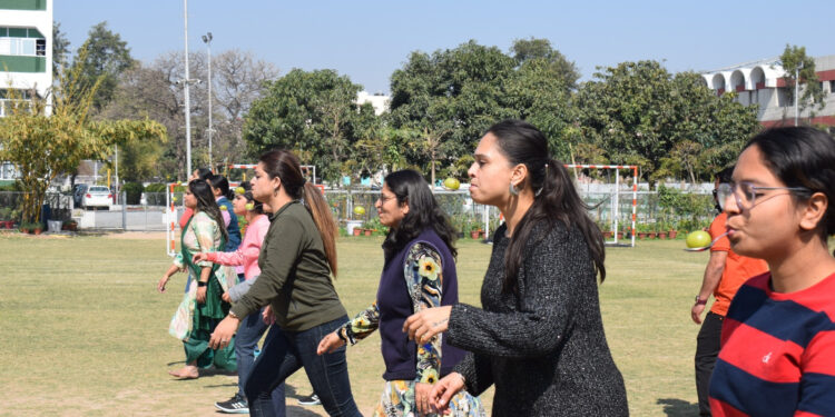 School Sports : St. Xavier’s Senior Secondary School, Chandigarh held its Annual Athletic Meet for Teachers