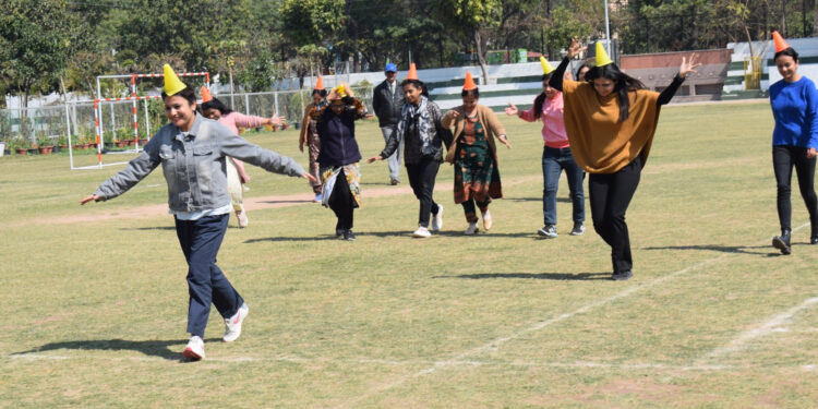 School Sports : St. Xavier’s Senior Secondary School, Chandigarh held its Annual Athletic Meet for Teachers