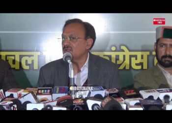 कांग्रेस सरकार में हर्षवर्धन चौहान ने बीजेपी पर जुबानी हमला बोला