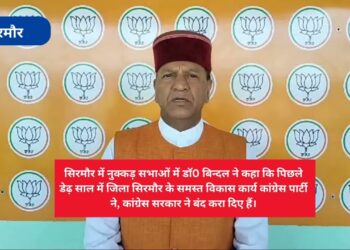 सुक्खू की सरकार प्रदेश में चुनाव से पहले दंगा कराने जैसी स्थिति बनाना चाहती है : बिंदल