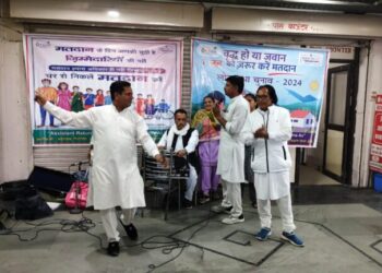 सलियाणा मेला में ज़िला प्रशासन ने जागरूक किये मतदाता