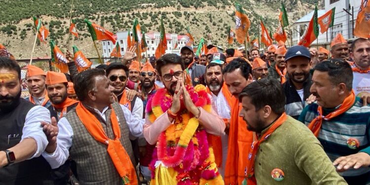 हिमाचल में कांग्रेस से नहीं सम्हल रहा अपना कुनबा: अनुराग ठाकुर