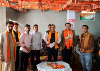 आपदा राशि में कांग्रेस पार्टी ने की बंदरबाट : कश्यप