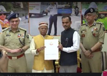 सड़क सुरक्षा पुरस्कार समारोह शिमला में आयोजित किया गया