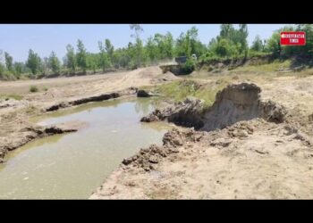 इंदौरा में खनन माफिया बेलगाम, धड़ल्ले से हो रहा अवैध खनन