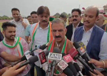 धर्मशाला पहुंचे मुख्यमंत्री सुक्खू: कहा कांग्रेस के कई स्टार प्रचारक आएंगे हिमाचल