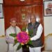 राज्यपाल शिव प्रताप शुक्ल से पंजाब के राज्यपाल बनवारीलाल पुरोहित ने भेंट की