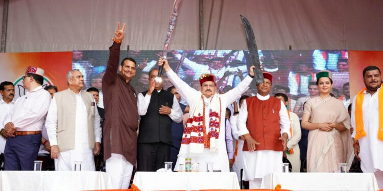 कांग्रेस धर्म, जाति, इलाके और ‘फूट डालो, राज करो’ की राजनीति करती आई है : नड्डा