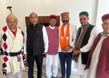 धर्मशाला से विपिन नहरिया और नूरपुर से मदन भरमौरी जी भाजपा में हुए शामिल