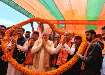 शिमला संसदीय सीट से BJP प्रत्याशी सुरेश कश्यप कल अपना नामांकन भरने जा रहे हैं इसे पहले आज जनसभा रैली