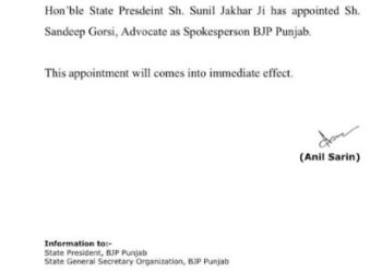 संदीप गोरसी प्रदेश प्रवक्ता नियुक्त