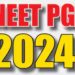 NEET_PG_2024 एग्जाम पर अपडेट