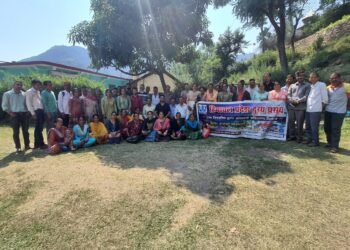 स्वच्छ दूध उत्पादन और पशु की देखभाल के लिए किसानों को दिया प्रशिक्षण