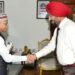 जीओसी-इन-सी, एआरटीआरएसी लेफ्टिनेंट जनरल मनजिंदर सिंह ने राज्यपाल से की मुलाकात